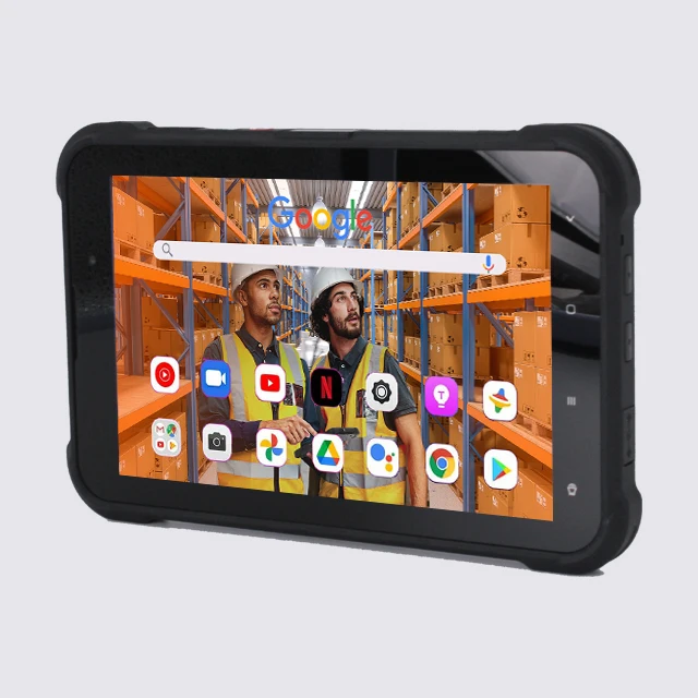 

7 Pulgada Прочный взрывозащищенный планшет с сенсорным экраном Android 12, передний NFC 4G Lte, планшет с отпечатками пальцев, Android Tablet PC, промышленный