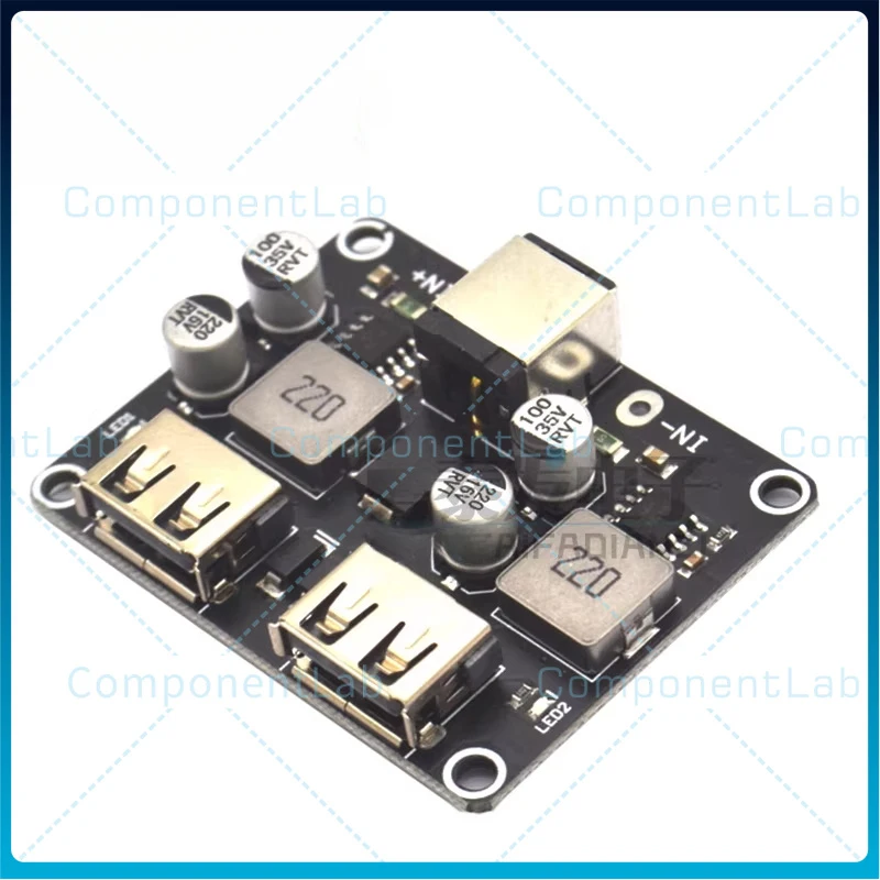 5-25pcs QC2.0 QC3.0 Quick Charge DC-DC Step Down Module USB Fast Charger Phone Charging Power Board