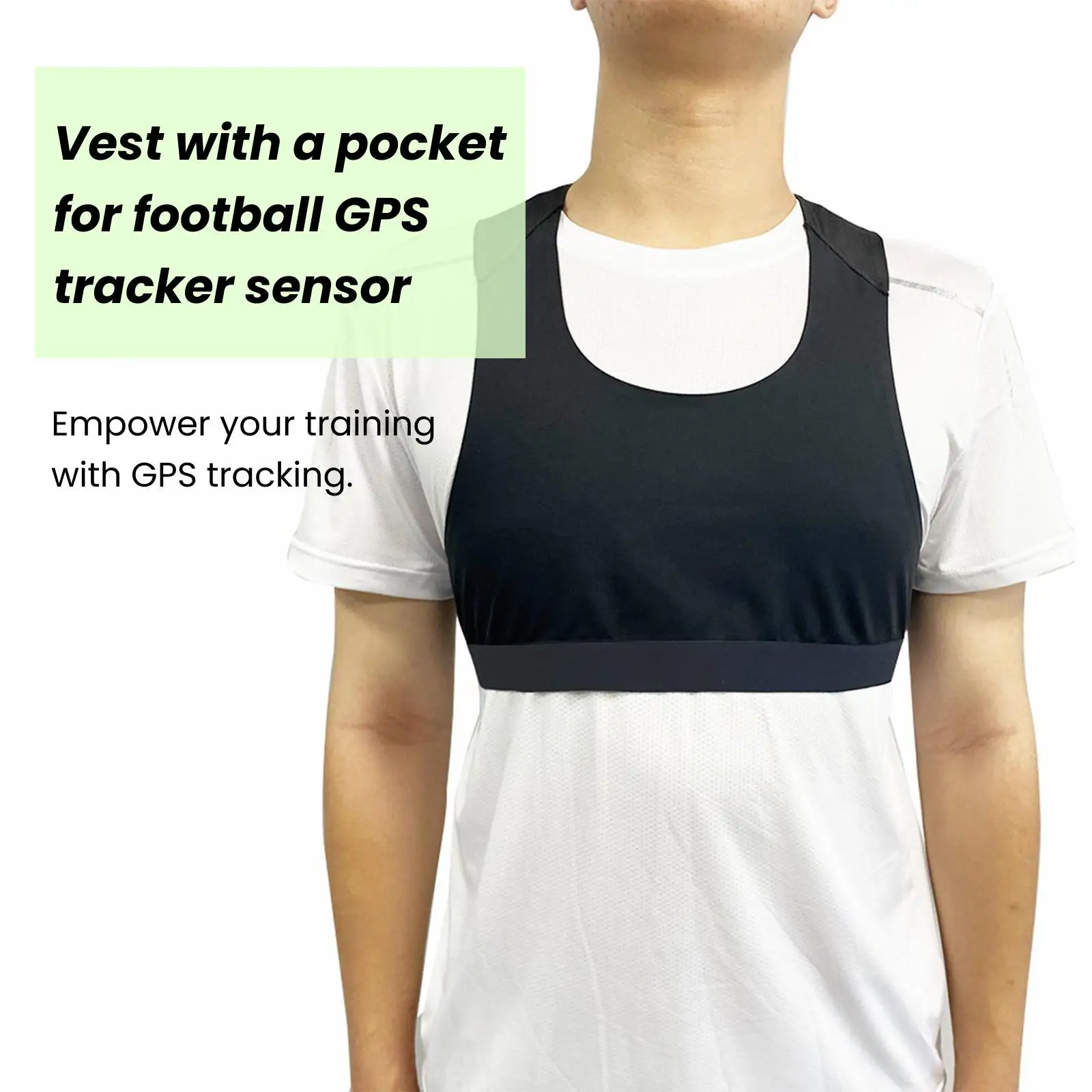 Training Vest for Soccer Trackers Spandex Breathable Fitness Tracker Sports Equipment for Player Workouts