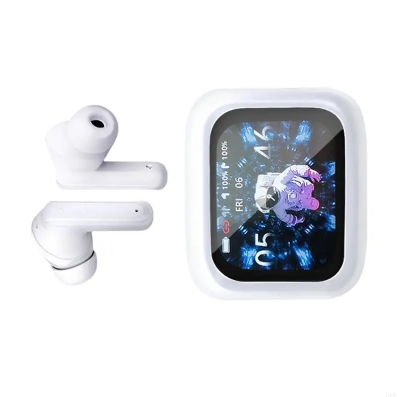 

103F Earphone Bluetooth-compatible Earbuds LED Touch Screens for Intuitively Control