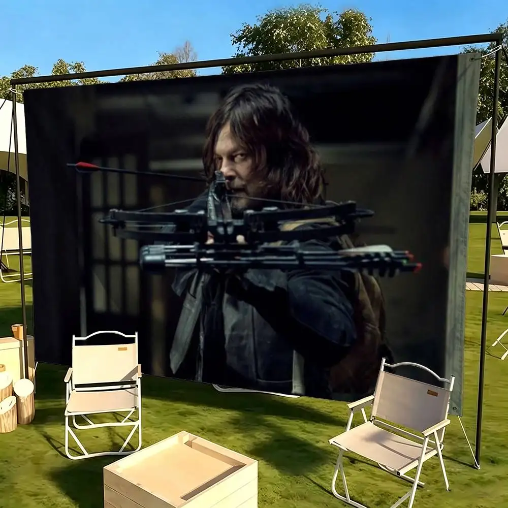 Movie The Walking Dead Daryl Dixon Flags for Bedrooms Home Decor Items Outdoor Decors Garage Decoration Flaga