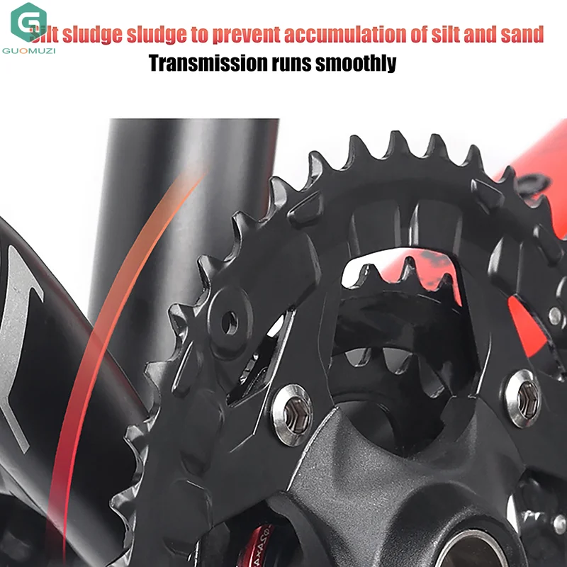 BUCKLOS Bicycle 104BCD Chainring 3x9S 22T/32T/44T Mountain Bike Chain Ring Durable 104/64BCD Triple Chainring Set Cycling Parts