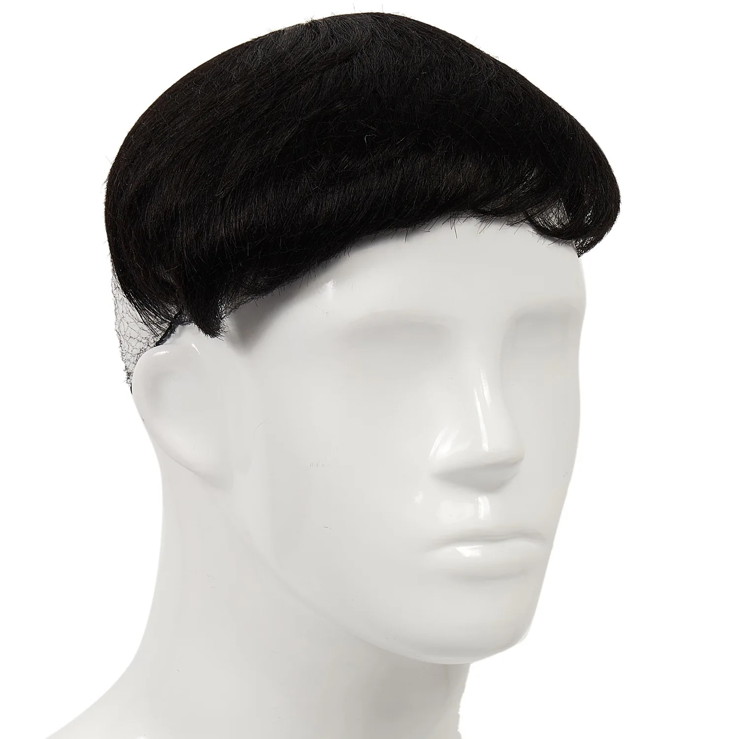 

M04K Men's Handmade Wigs Natural Invisible Replacement Hairpiece Men's Overhead Replacement Block