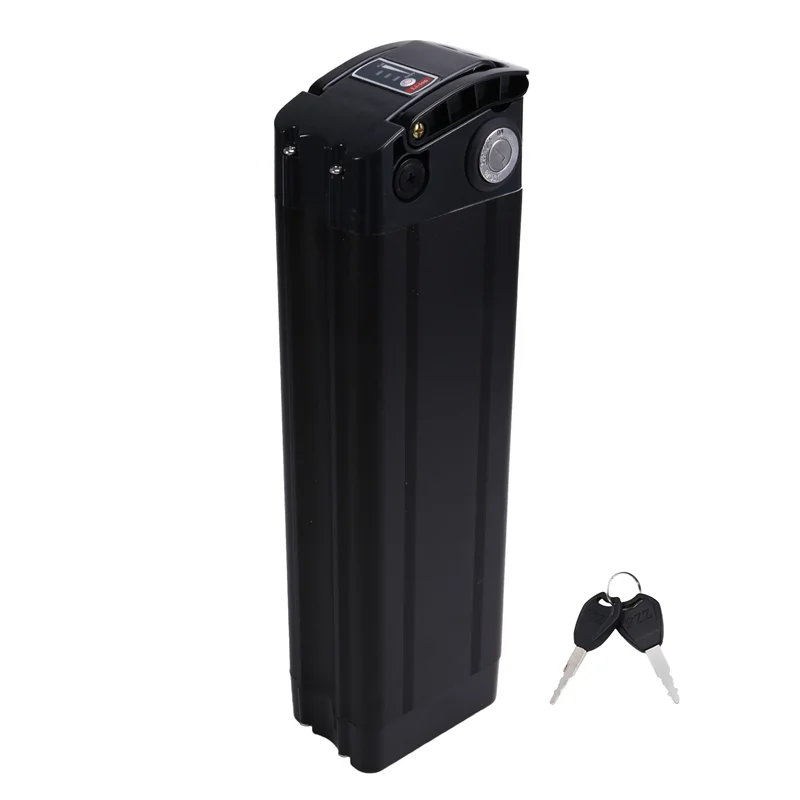 

A89E-2X Electric E Bike Bicycle 18650 Battery Box Case Cover 48V Empty Silver Fish Ebike Aluminum Housing Accessories