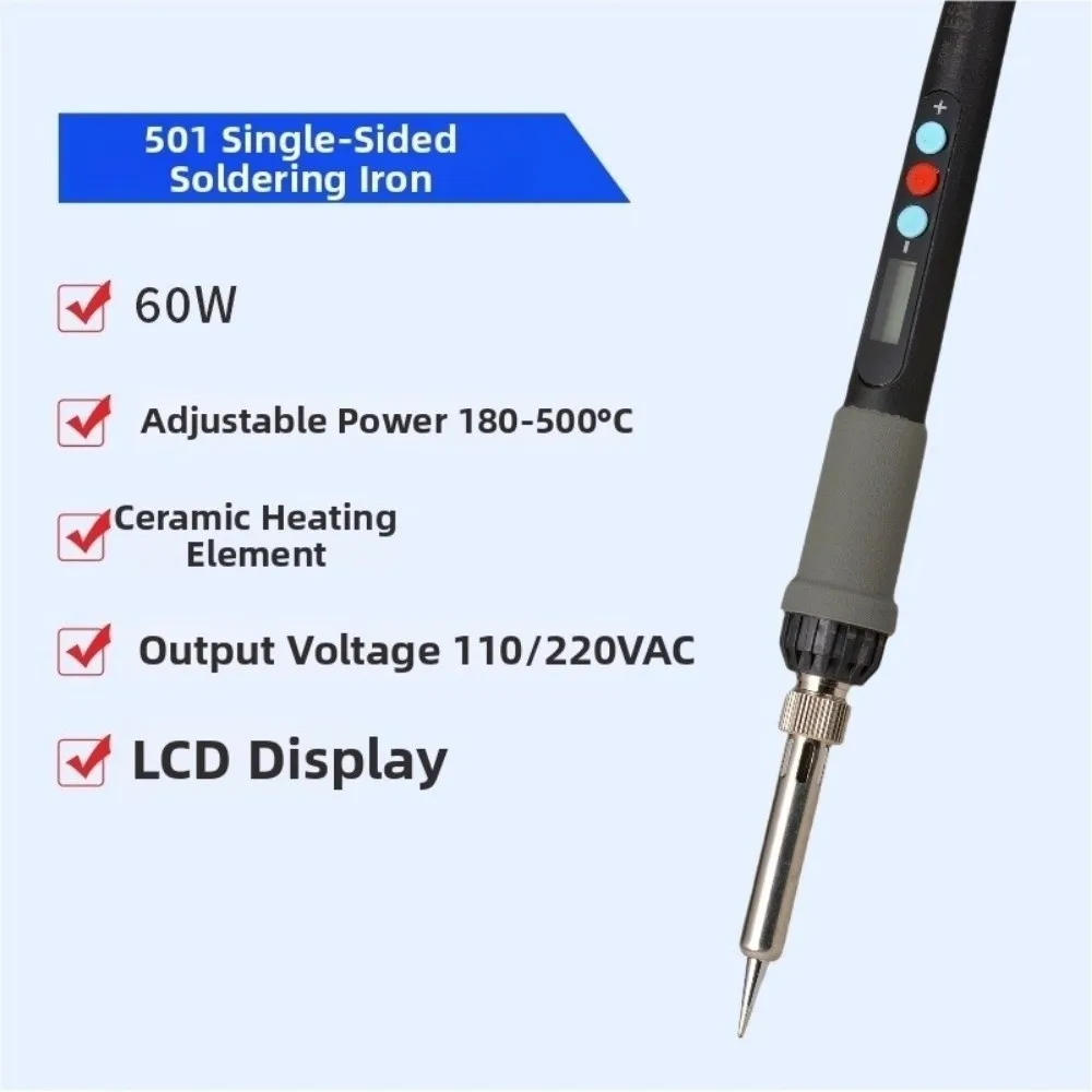 New 110V 220V 60W Adjustable Temperature Multistyles Alternating Current Welding Solder Electric Soldering Iron