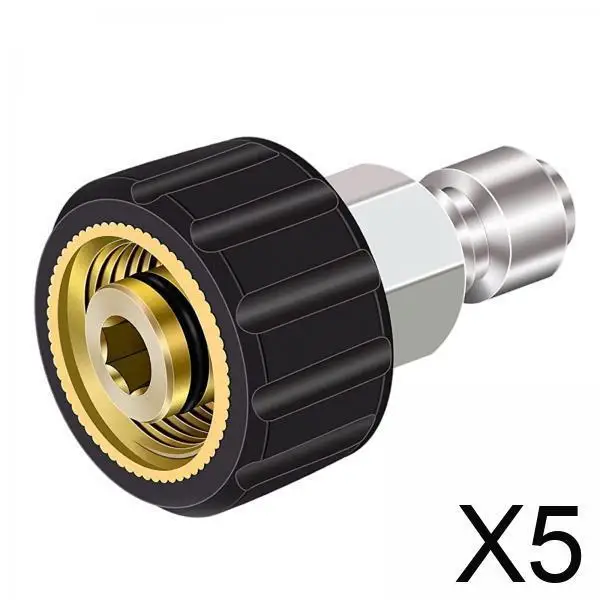 

5x M22 Male Pressure Washer Nozzles for Hose And Pump Connection
