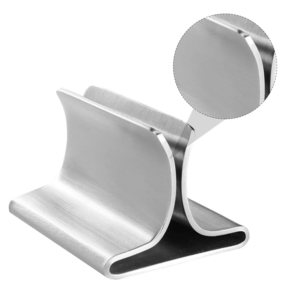 

Stainless Steel Cutting Board Holder Kitchen ganizer Small Portable Storage Rack Mincing Shelf Round Corner Drainage