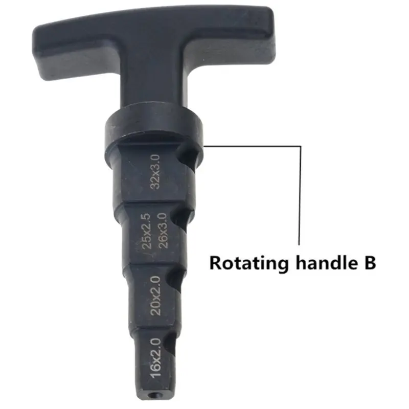 T19C Pipe Deburring Tool 4-In-1 Multi-Layer For 16-32Mm Internal Pipe Chamfer Tool For Metal Waterproofing Pipe Smoothing