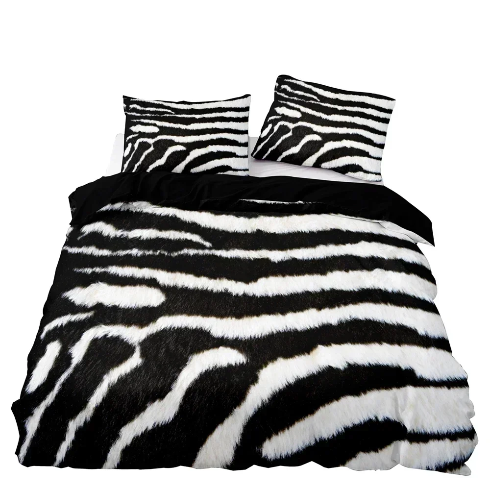 

Luxury Style Bedding Set 220x240 Leopard Print Duvet Cover Set with Pillowcase Quilt Cover Bed Set for Single Double Full Size