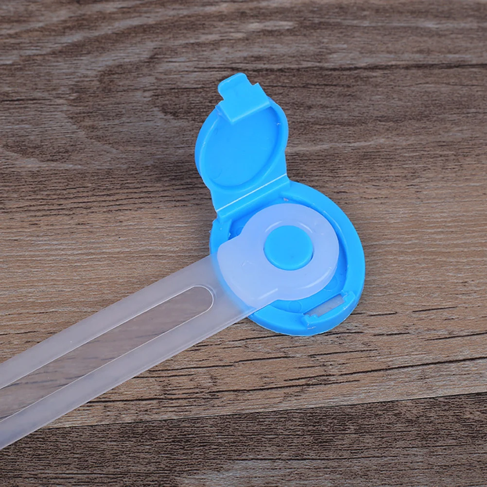 

5Pcs Child Proof Locks Baby Guard Cabinet Strap Protection No Harmful Smell Easy to Use Blue Baby Safety Locks