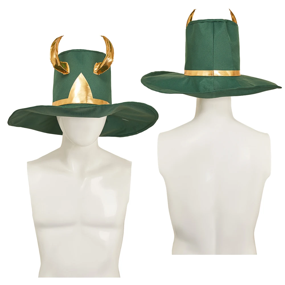 لعبة منافس تأثيري لوكي الملابس معطف السراويل قبعة حفلة تمويه الرجال الكبار لعب الأدوار هالوين زي كرنفال وتتسابق البدلة