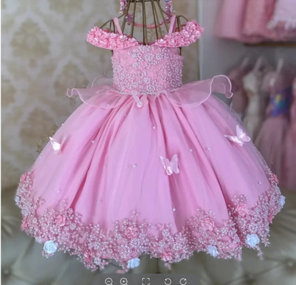 

Flower Girls Dresses For Weddings Little Girl Party Frocks Dress Prom Evening Birthday Dresses