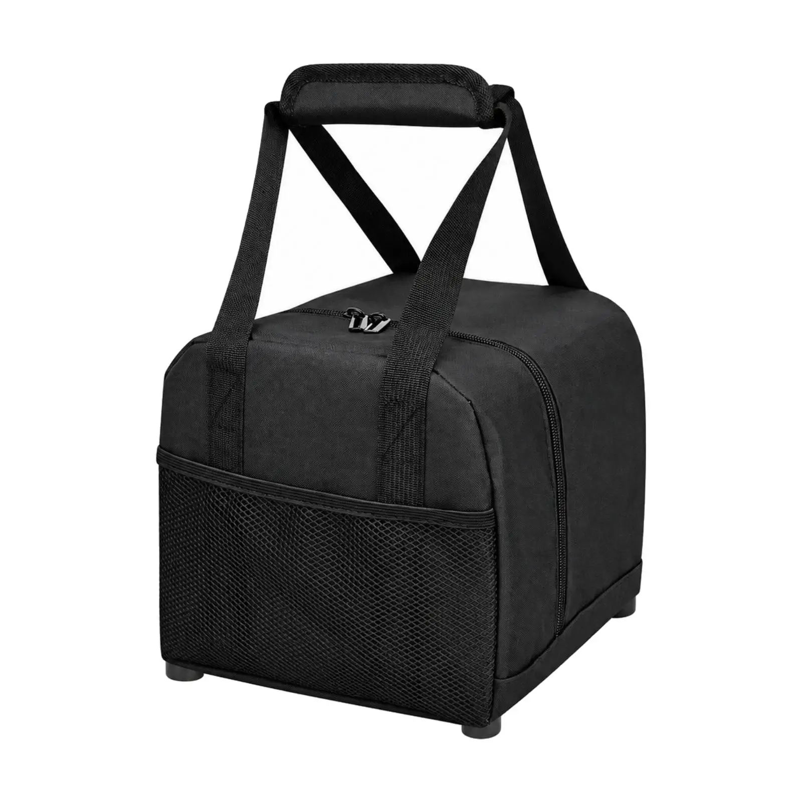Water Resistant Bowling Bag 2 Ball Roller Oxford Cloth Carry Case with Adjustable Straps for Outdoor Sports Activity