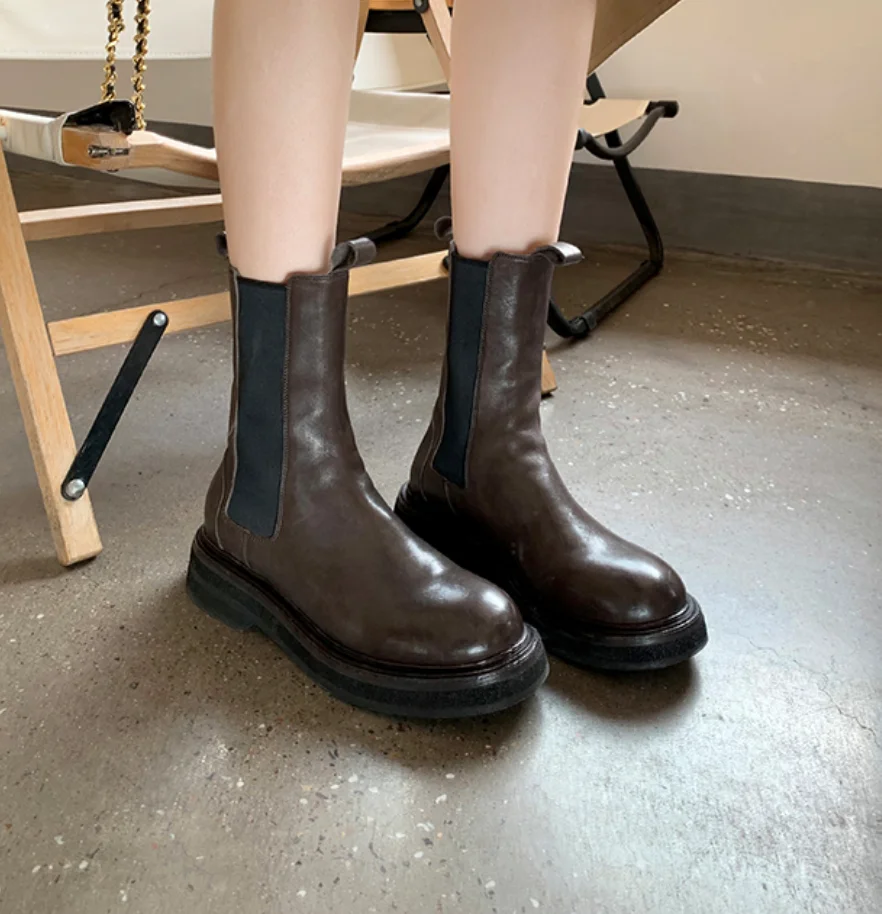 Botas a media pantorrilla de c - Leather Work Western reseña y precio
