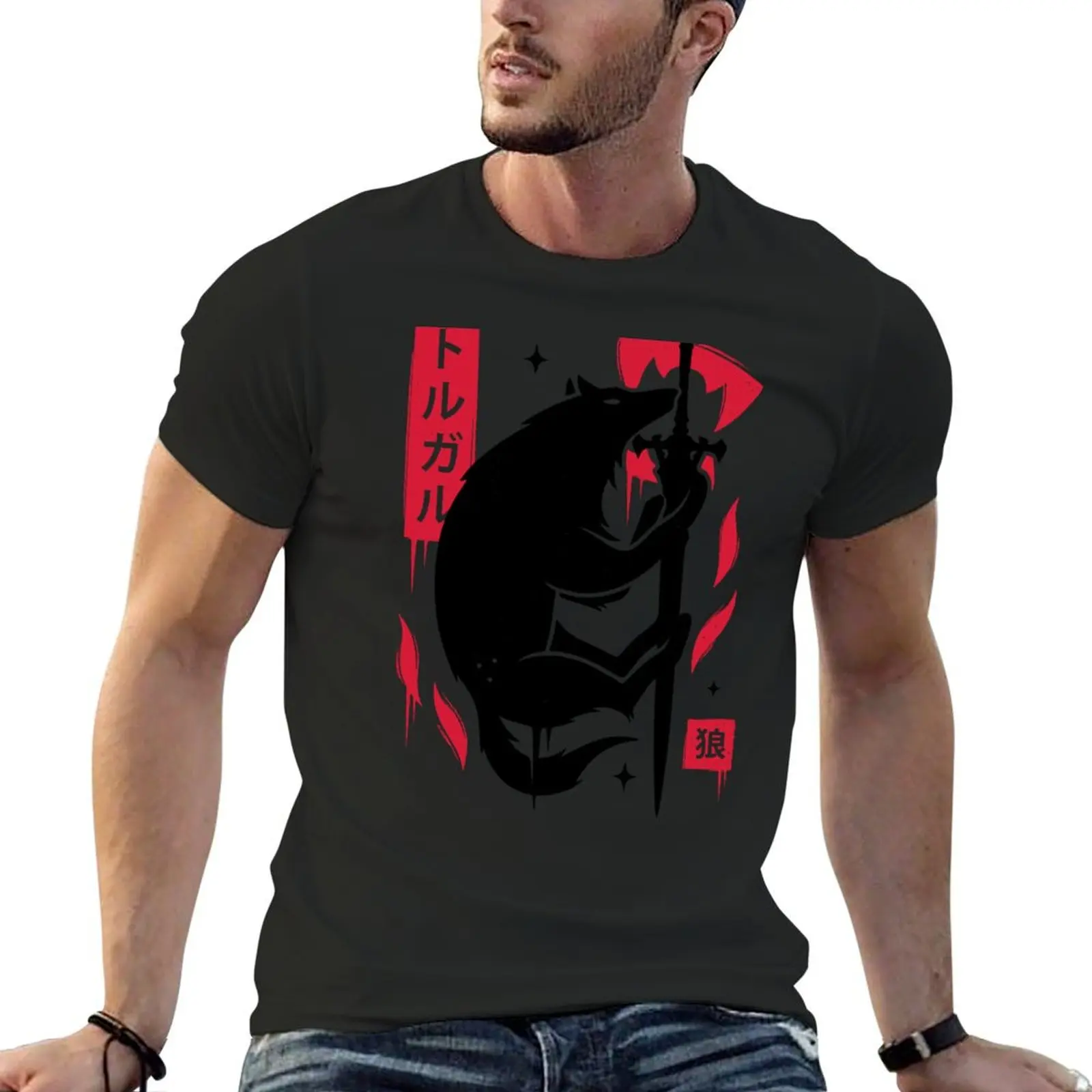 

Torgal T-Shirt plus size tops cotton graphic tees anime clothes anime t shirts funny t shirts men