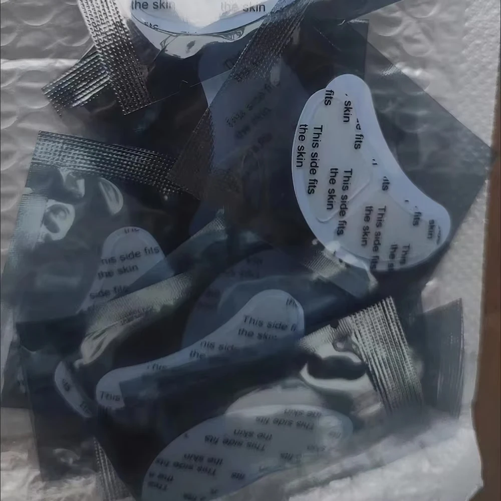 5/10/20 Pairs أجزاء جهاز العناية بالعين مكافحة الشيخوخة الهالات السوداء مزيل منصات العين هلام EMS مايكرو الحالي جهاز العناية بالعين بقع العين #5