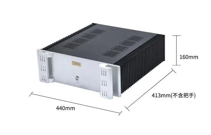 4B HIFI Class A 16 Gold Sealed Tubes High Power Balance Pure Power Amplifier Professional AP Test Output Power: 200W+200W