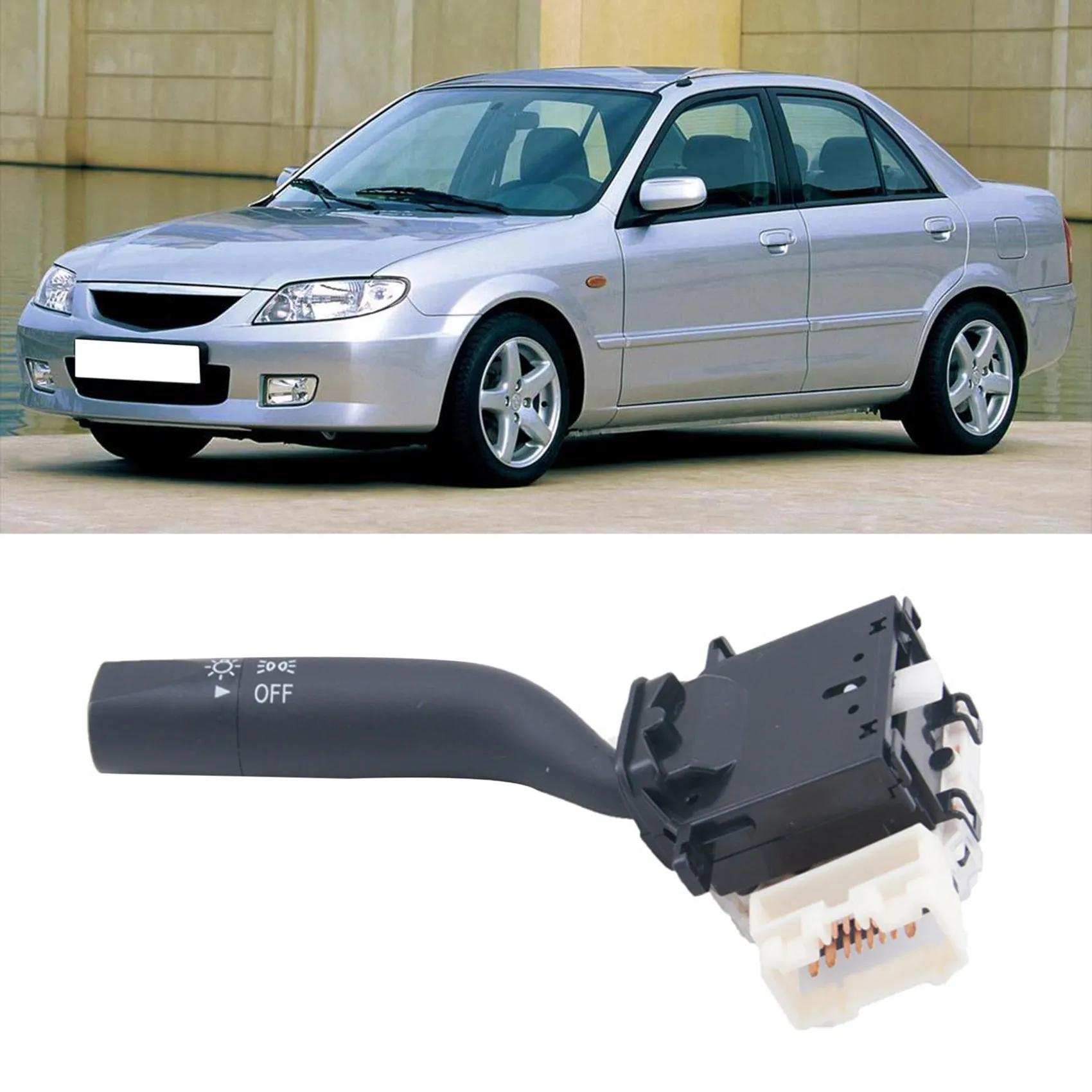 

Переключатель подрулевой A57E для указателей поворота, фар и противотуманных фар для Mazda 323 626 MPV PREMACY, комбинированный переключатель GE4T-66-122