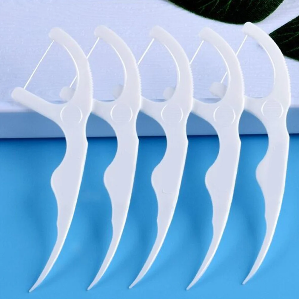 

200pcs Dental Floss Picks Nylon Wire Comfort Grip Handle For Between Teeth Cleaning Plaque Removal Fresh Breath Gum Care Tool