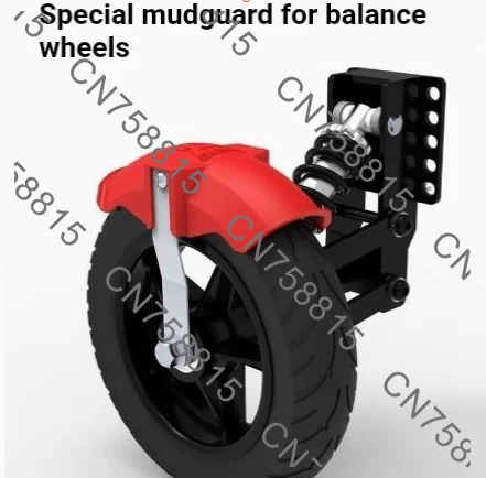 Electric vehicle modification kit, electric vehicle anti-skid wheel auxiliary device, available in a variety of colors, one piec