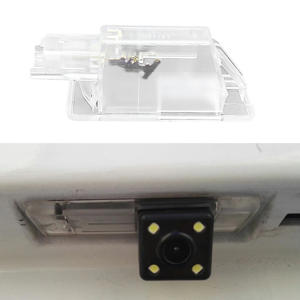 1Pc Transparent Car Rear View Camera Bracket Car Rearview Camera Bracket License Plate Light Bracket For Citroen C2 C3 C4 C5 C6