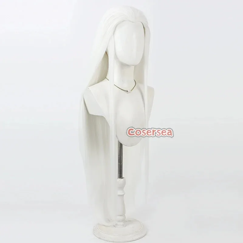 2025 11 Cosersea Ao تأثيري الباروكات أنيمي Ne Zha 2 آو قوانغ دور اللعب 100 سنتيمتر طويل مستقيم شعر مستعار أبيض الاصطناعية الشعر الحرارة Resis