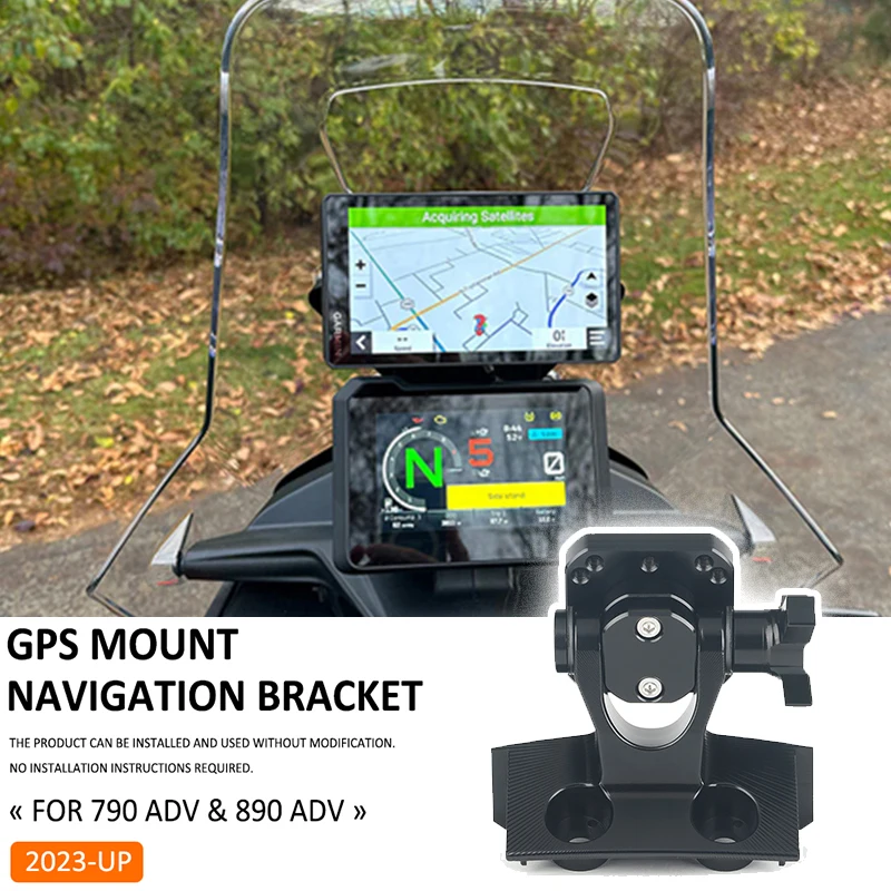 

For 790ADV 890ADV 790 890 ADV Adventure 2023 2024-UP Motorcycle Driving Recorder GPS Phone Navigation Bracket Holder Mount Stand