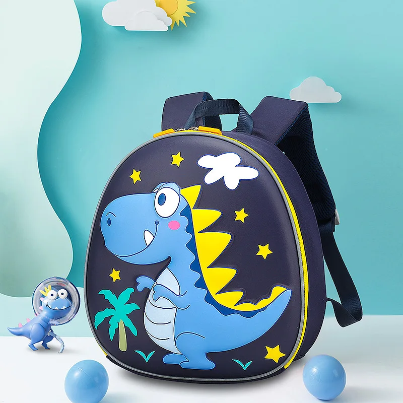 3-6-year-old Children Unicorn Schoolbags 2022 New Boys Girls Anti Lost Little Dinosaur Backpack In Kindergarten