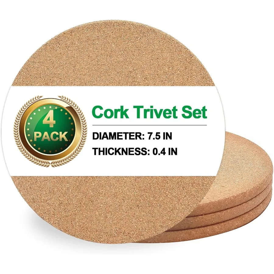 Cork Trivet 4 Pack … - image