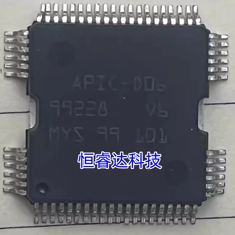

5 шт./лот, оригинальный APIC-D06 APIC D06, компьютерный модуль управления инжектором, чип IC QFP64 для Renault Koleos, автомобильный двигатель