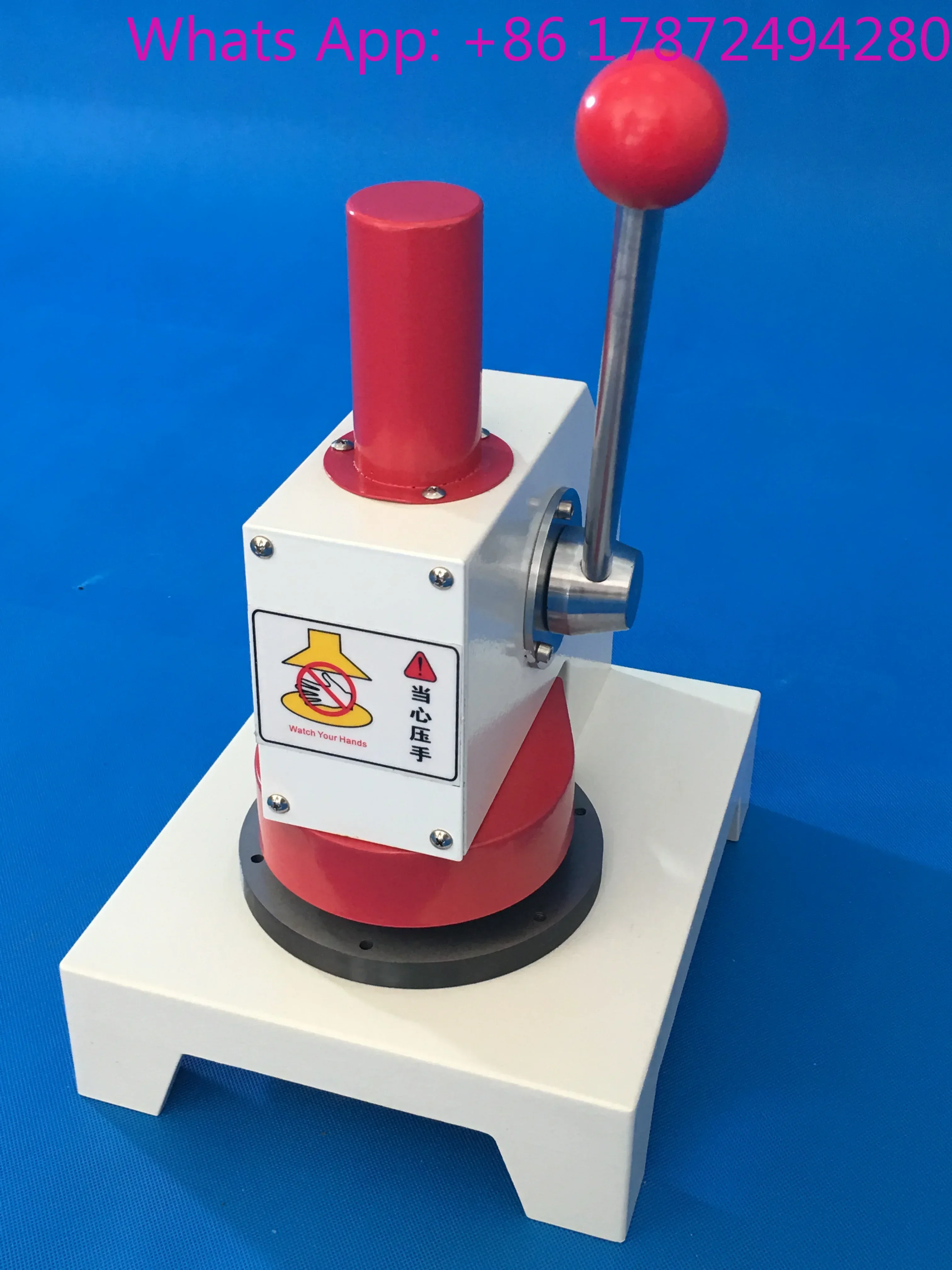 Round Sample Cutting Tool for Quality Control of Paper And Board, GSM Paper Grammage Circle Cutter Machine