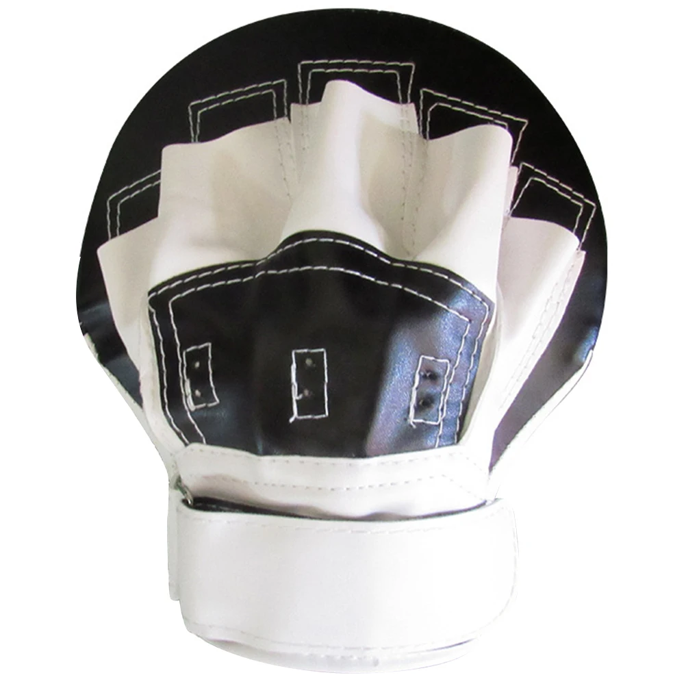 

Focus Mitts Boxing Training Pads Kickboxing Punching Child Pu Handle Hand Pads Martial Fight Gear Black White