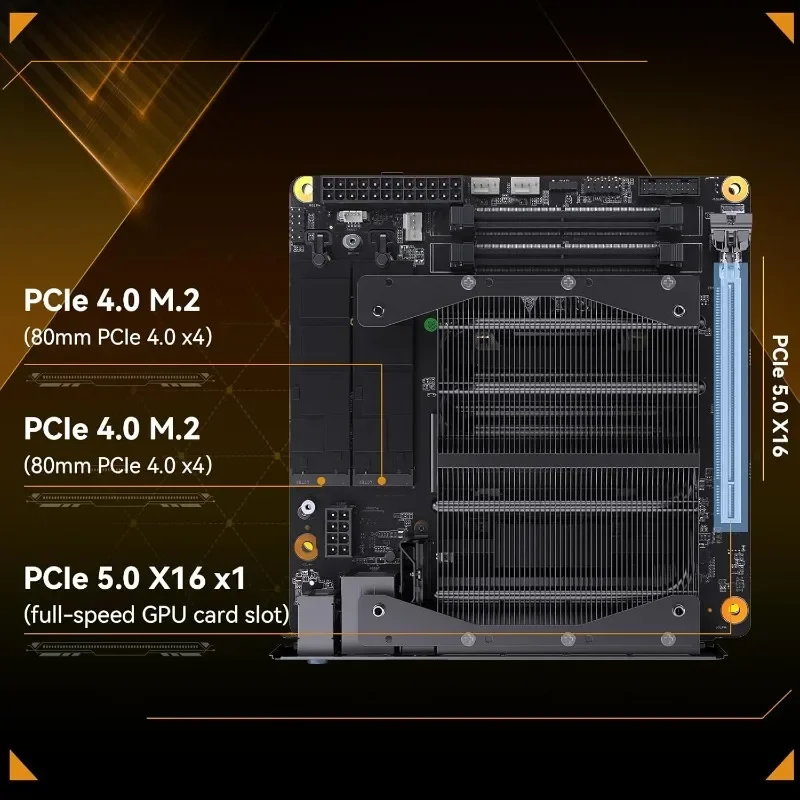POPULAR Motherboard BD795i SE ITX NAS Motherboard, 9 7945HX, 16 C/32 T,PCIe 5.0 x16 Slot, PCIe4.0 M.2 Sup