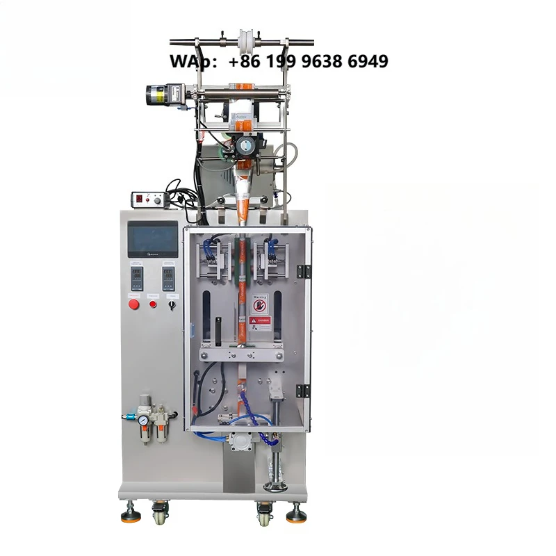 Full Automatic Small Round Edge Bag 5g 10g 20g Tomato Sauce Liquid Milk Cream Ketchup Honey Sauce Filling Packaging Machine