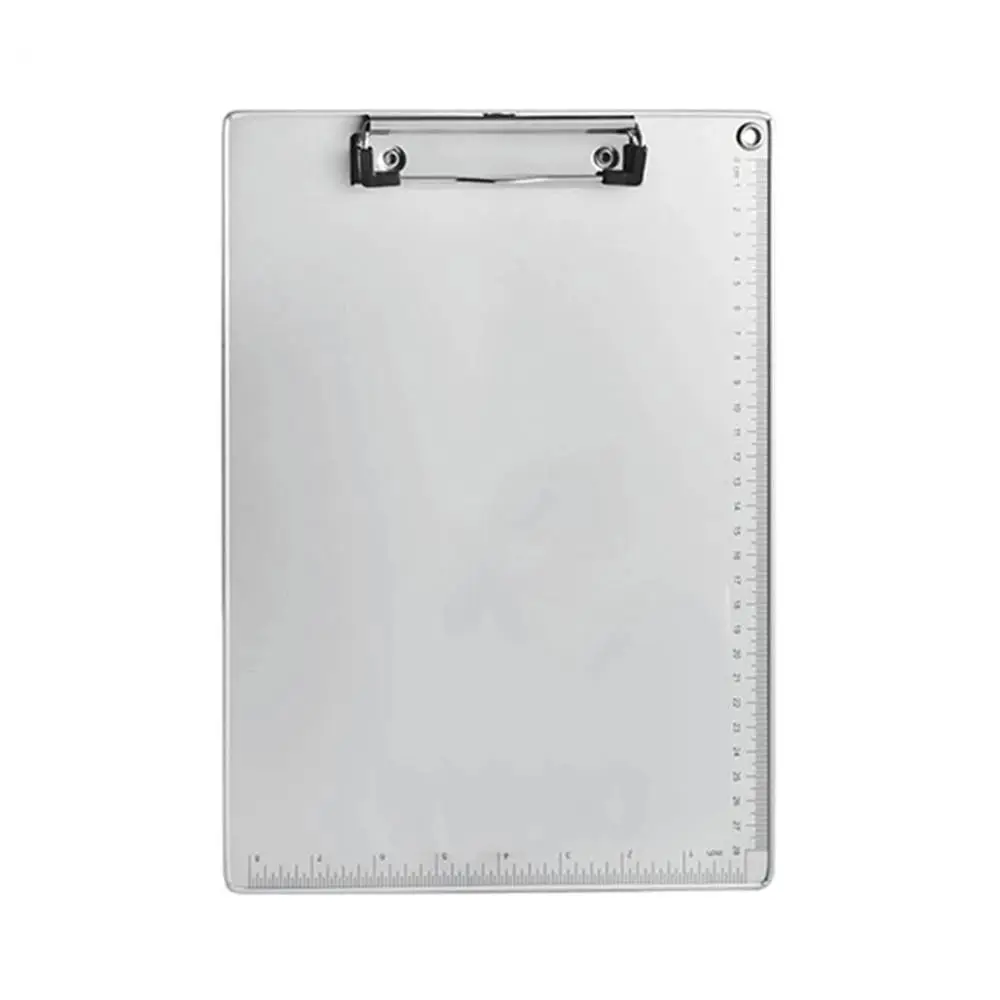 

Supplies Collect Book Paper Ticket Storage A5 Aluminum Alloy Clipboard Writing Board Clip Writing Pads A4 Document Holder