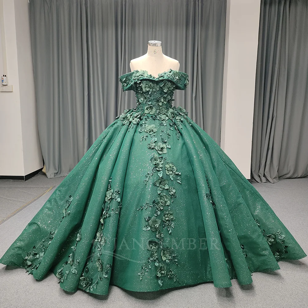 

Платья для 15-летия (Квинсеаньеры) с короткими рукавами и открытыми плечами, с пайетками и аппликациями, Vestidos de 15 años, Quinceañera 2026, на заказ