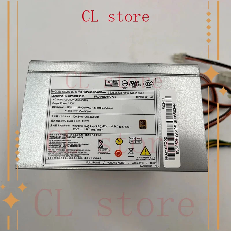 Disassembly For Lenovo Desktop or Workstation Power Supply FSP250-30AGBAA PCE026 HK350-12PP MAX 250W
