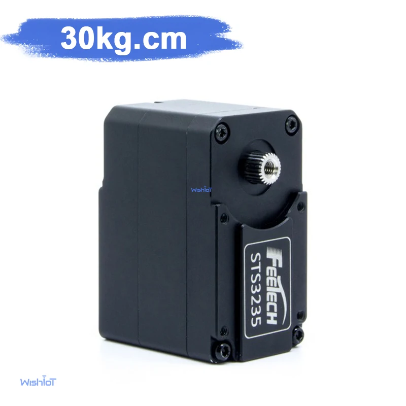 STS3235 30kg Torque 12V All Metal Iron Core Motor Dual Axis TTL Bus Servo 360 Degree Controllable Angle Industrial Robot