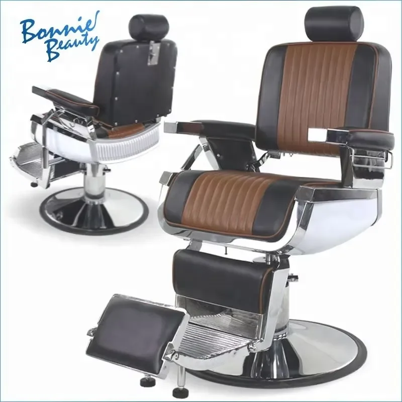 For BonnieBeauty Heavy Duty Hydraulic Barber Chair Antique Man Furniture Professional Hairdressing Equipment Wholesale