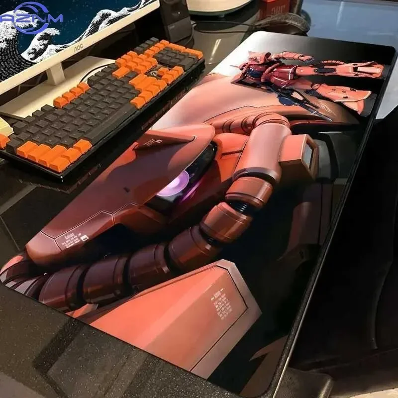 Anime Mecha Gundam Battle Scenes Multiple Pattern Choices Mouse Pad, Rubber Non-Slip Base, Smooth Surface for Gaming and Office