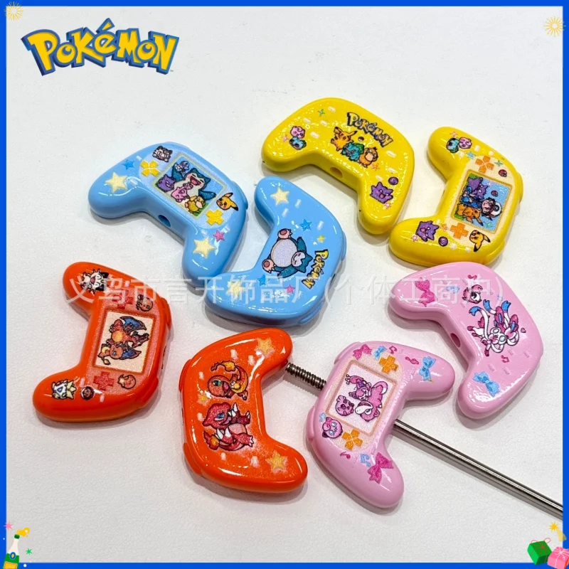 perles-de-dessin-anime-pokemon-impression-double-face-breloques-porte-cles-faites-a-la-main-materiel-d'accessoires-pour-stylo-a-perles