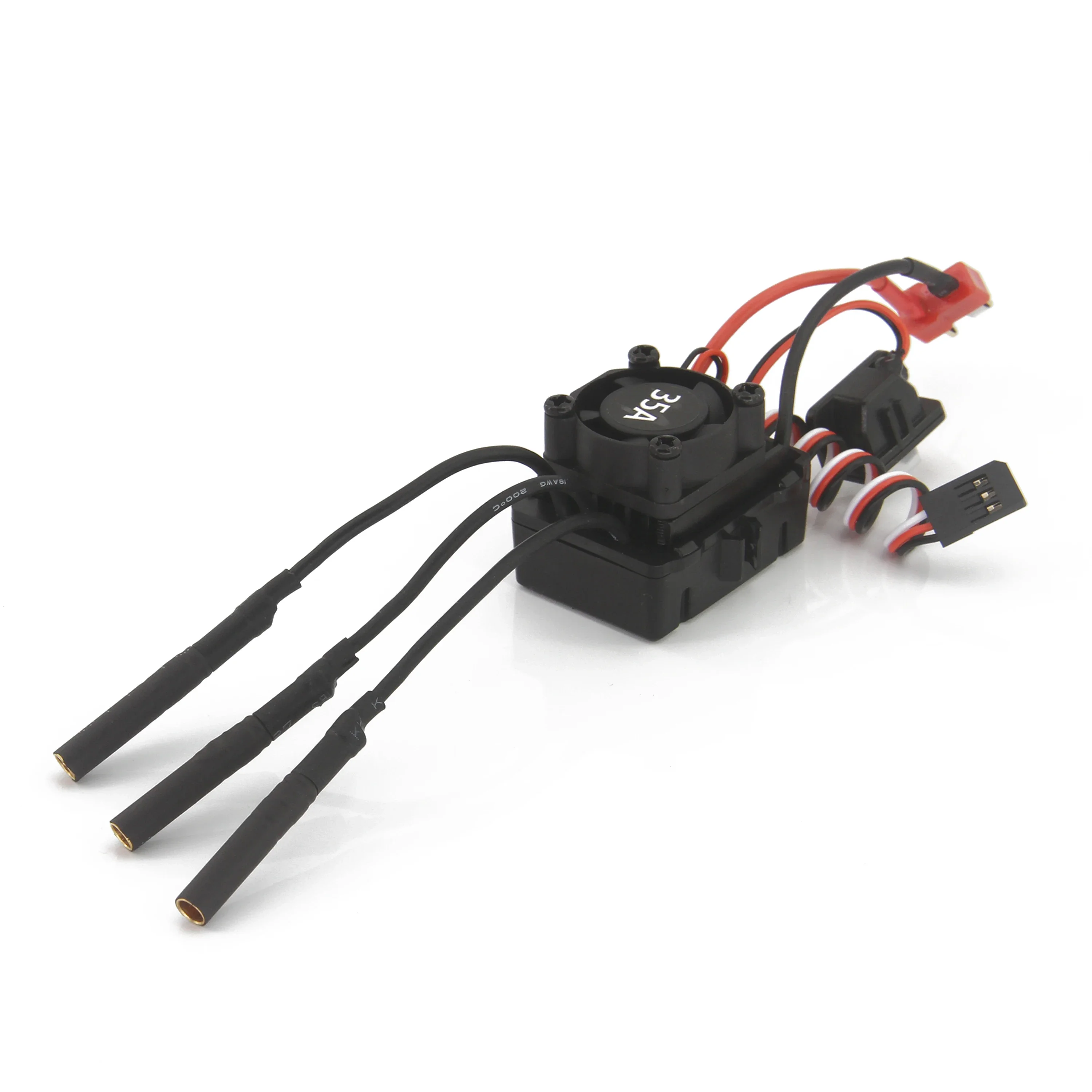 3pcs/lot 3.5mm Bullet Connector to 4mm Bullet Connector Banana Plug Solderless Side Stackable Adapter for RC Car Boat ESC Motor