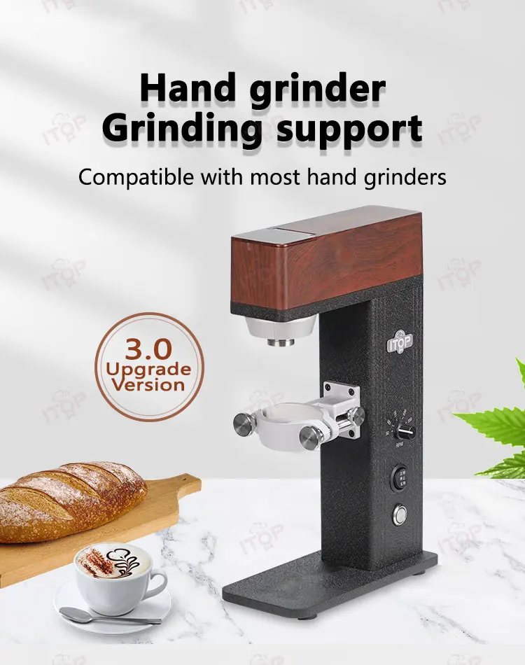 ITOP-MG-U Hand Grinder Grinding Support 50-300RPM Variable Speed Adjustment Coffee Milling Stand Suitable for Most Hand Grinder