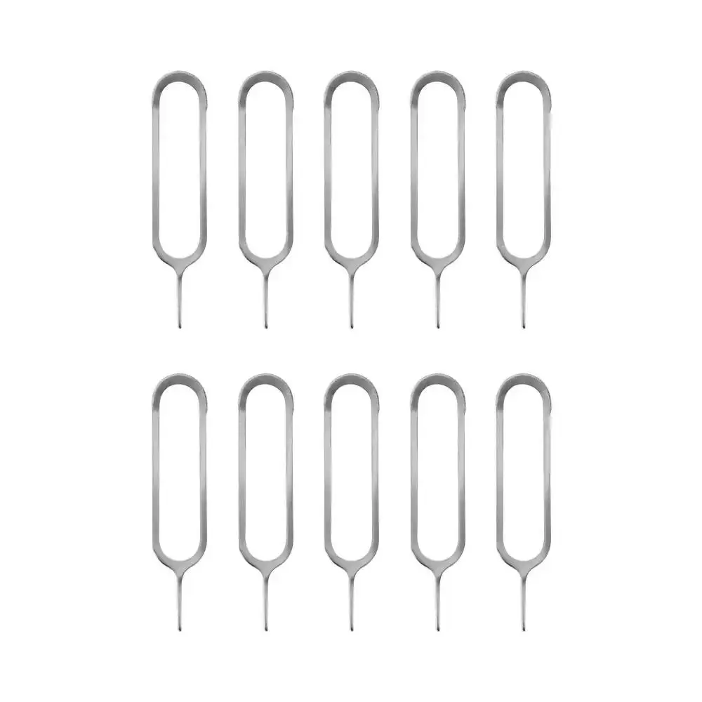 1/10Pcs Sim Card Tray Ejector Universal Metal Phone Card Extractor Eject Needle Key Removal Tool Mobile Phone Accessories