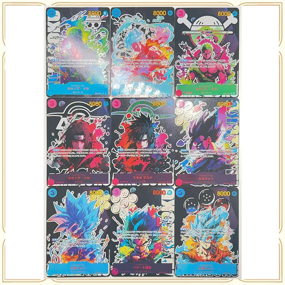 

Anime One Piece NARUTO Dragon Ball DIY ACG Uchiha Itachi Game Toys Premium Flash Collectible Card Christmas Birthday Gifts