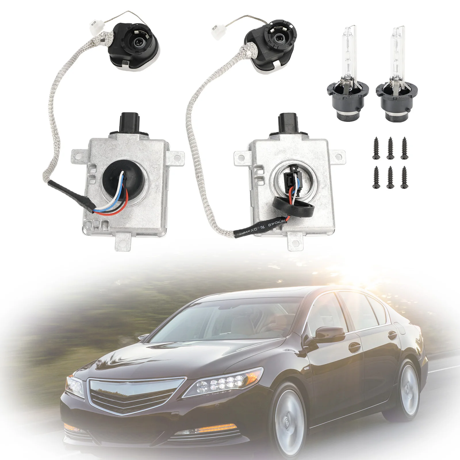 

2x Ксеноновый балласт и воспламенитель для фар и лампа D2 для ACURA TL TSX ILX MDX RDX ZDX 33119-TA0-003 33119TA0003 33129SNB003