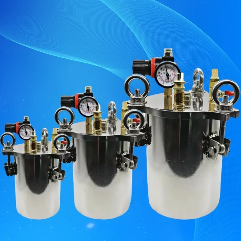 High Quality Stainless Steel Glue Dispense Pneumatic Reservoir Pressure Cylinder Tank With Air Compressor Pressure Switch