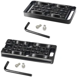 Video Switching Cheese Plate Camera Easy Plate for Railblocks Dovetails and Short Rods for DSLR Camera Cage Rig