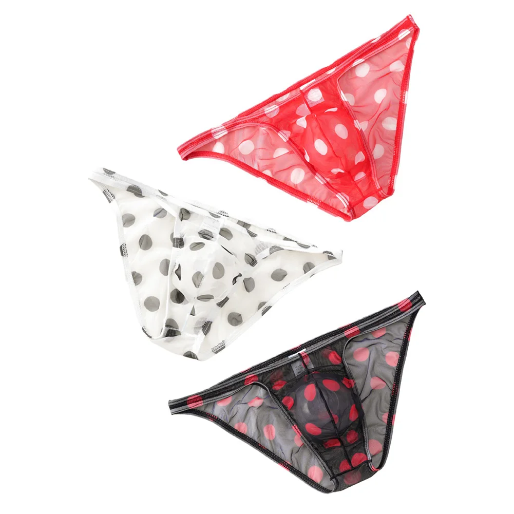 

Men Sexy Mesh Sheer Mens Sexy Underwear Quick Dry Brief Breathable Low Rise U Pouch Summer Men's Panties See Through Lingerie