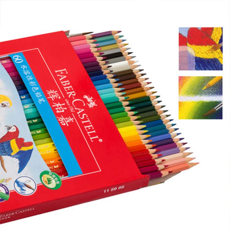 Faber Castell 72/48/36 Set di matite colorate studenti principianti dipinti a mano Graffiti pittura forniture artistiche materiale scolastico sicuro